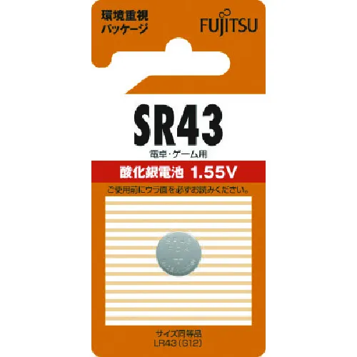 ＦＤＫ　酸化银电池　ＳＲ４３　（１个入）