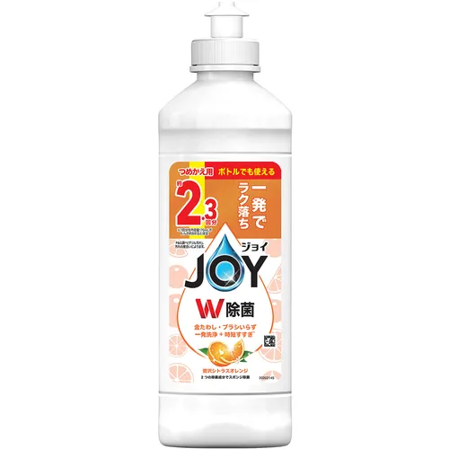 P＆G洗碗洗涤剂欢乐W消剂豪华柑橘橙带有帽300ml
