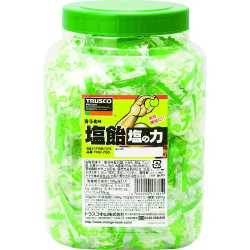 trusco [*轻税]盐糖，盐电力，750克，ome风味，瓶类型