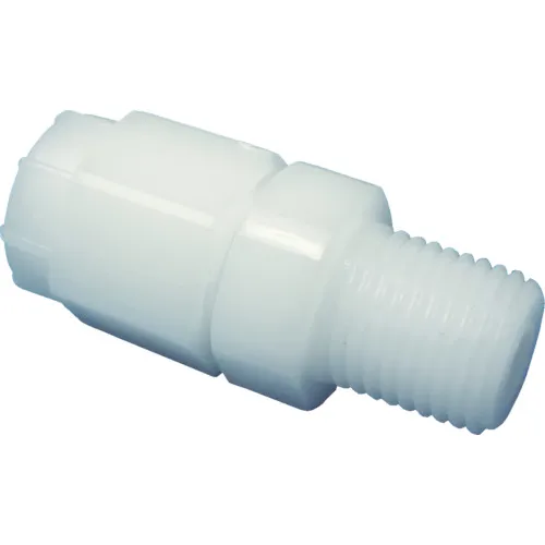 Aram管拟合FU连接器半直聚丙烯（白色）（1766-05）适用的管直径6 x 8 mm