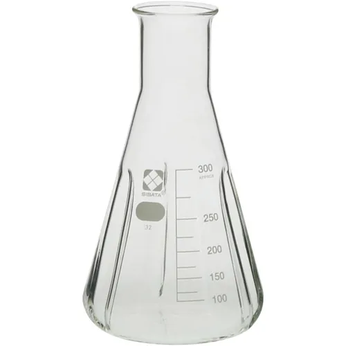 Sibata Erlenmeyer烧瓶带挡板300ml 10件