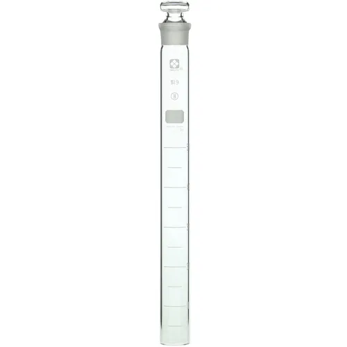 ＳＩＢＡＴＡ　共通折合共栓比色管　平栓付　白目盛　２５０ｍｍ　５０ｍＬ　１０入