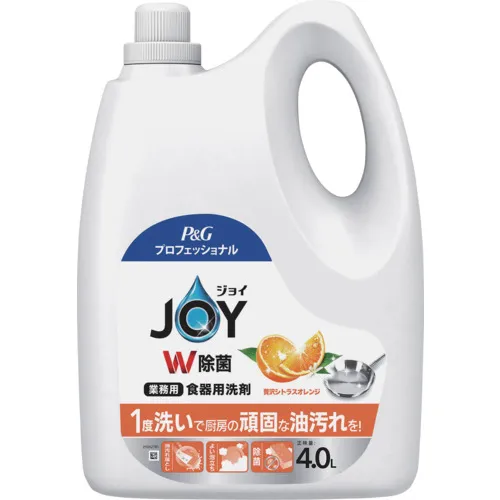 P＆G P＆G专业欢乐W灭菌洗碗机洗涤剂豪华柑橘橙商业用途4L