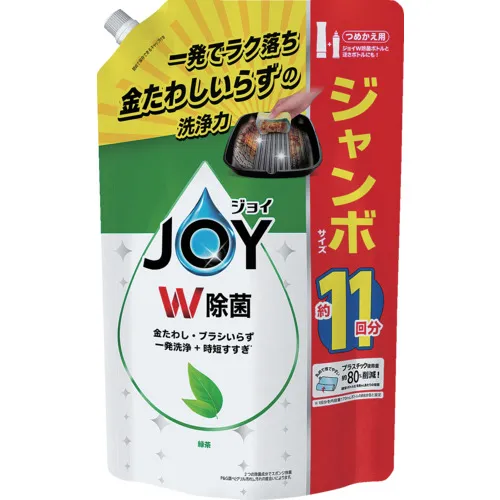 P＆G Joy W灭菌洗碗机洗涤剂绿茶灌溉超大巨型1425ml