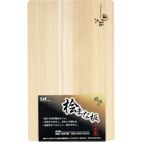 Kai Corporation Sekimonroku Hinoki Cuttober 390 x 240