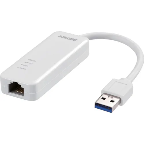 Buffalo Giga兼容A型USB 3.2（gen1）LAN适配器白色