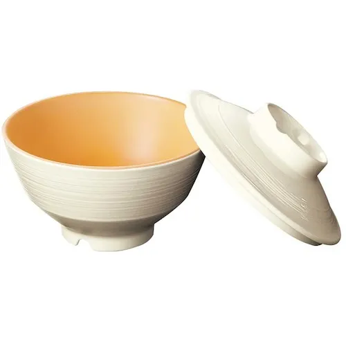 EBM微波餐餐具饭碗小（袋）象牙/橙色C A105BRIOC