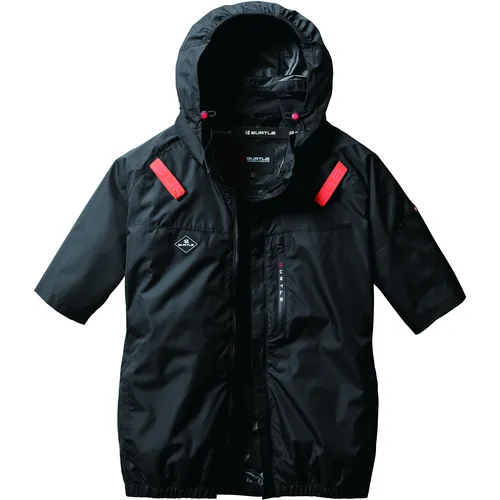 Burtle交流短袖Blouson AC2066-35-XL黑色