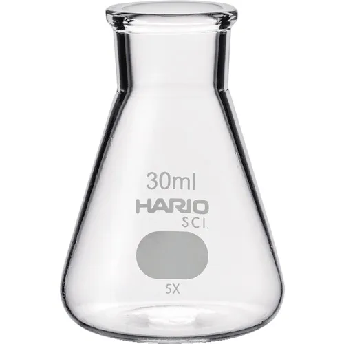 Hario Erlenmeyer烧瓶带有指南量表30毫升