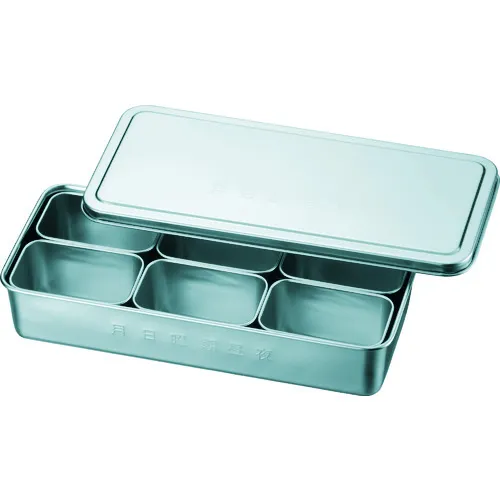 Sugico 18-8食品检查容器，米类型，6件，327 x 148 x 63