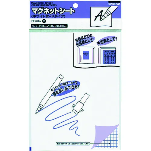 kokuyo磁力板白板类型白色Mac-310W