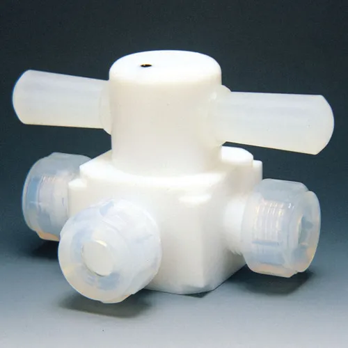 氟化学氟树脂（PTFE）三向阀台式φ3/8型