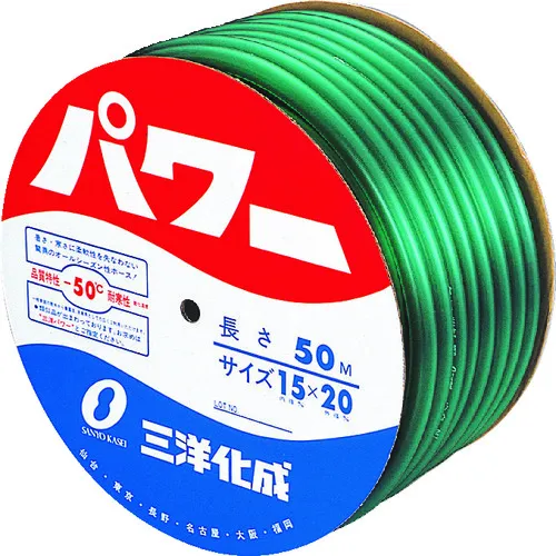 Sanyo Power软管15 x 20绿色50m鼓卷