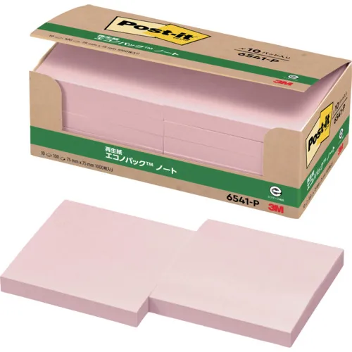 3M Post-It 75x75mm 100张X 10垫粉红色