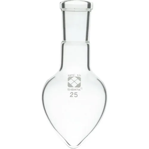 ＳＩＢＡＴＡ　ＳＰＣ梨形フラスコ　ＳＰＣ－１５　２５ｍＬ