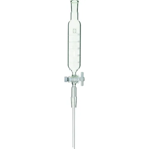 Sibata SPC分离功能圆柱PTFE公鸡，比例50ml用于总碳酸化设备