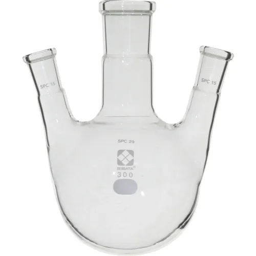 ＳＩＢＡＴＡ　ＳＰＣ三口丸底フラスコ　ＳＰＣ－２９－１５　３００ｍＬ