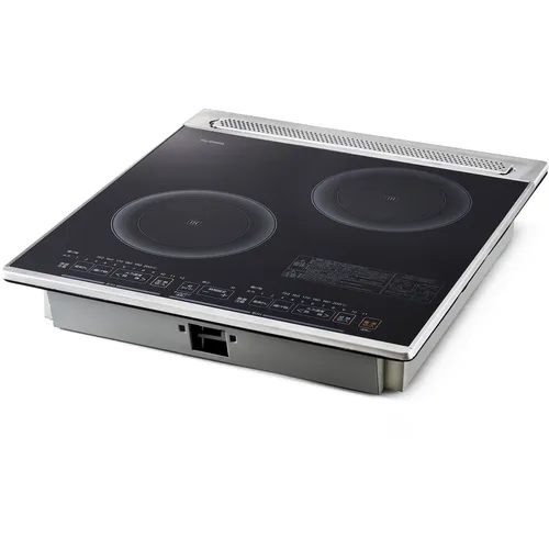 Iris 516366 200V 2燃烧器内置IH烹饪加热器黑色