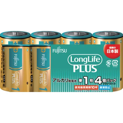 FDK碱性干电池长寿命加4件装