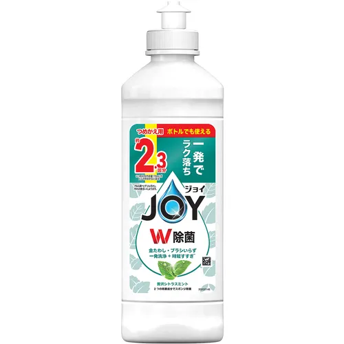 [停产] P＆G洗碗洗涤剂的欢乐W消剂豪华柑橘薄荷与帽帽300ml