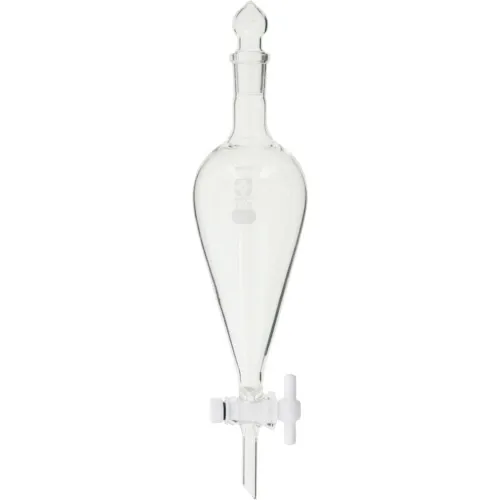 Sibata SPC分离漏斗Skibe类型PTFE公鸡200ml