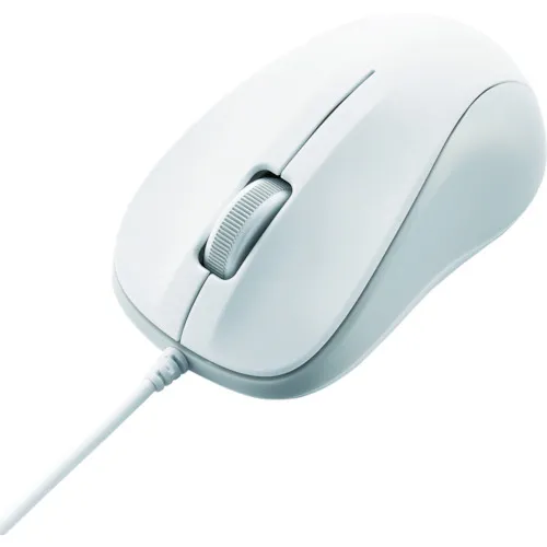 Elecom USB光学鼠标的大小白色