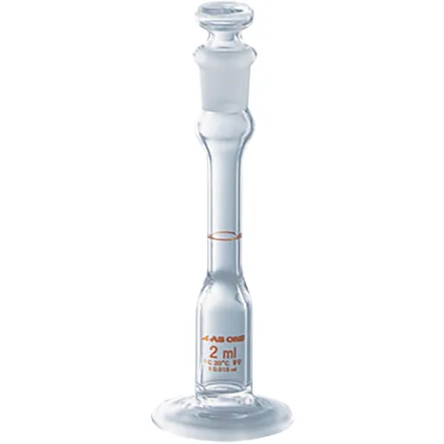 AS-带有支架的白色容量烧瓶，2ml（Asone）
