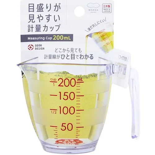 MARNA：带有易于阅读秤的200毫升量杯