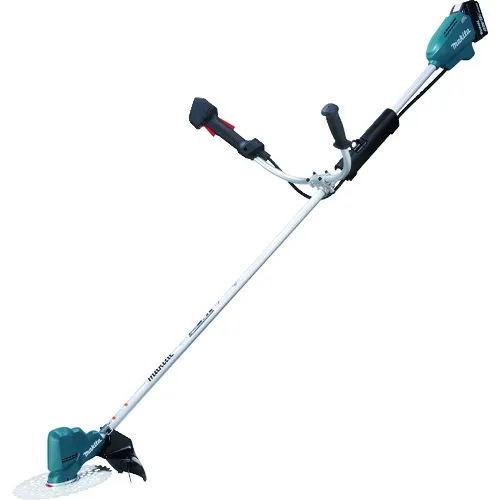 Makita可充电割草机18V U手柄标准杆6.0AH（带主机，电池和充电器）230mm白色尖端锯