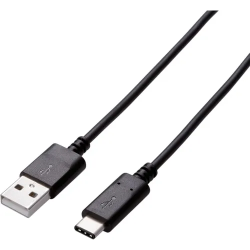 Elecom USB 2.0电缆AC类型认证产品3A输出1.0m