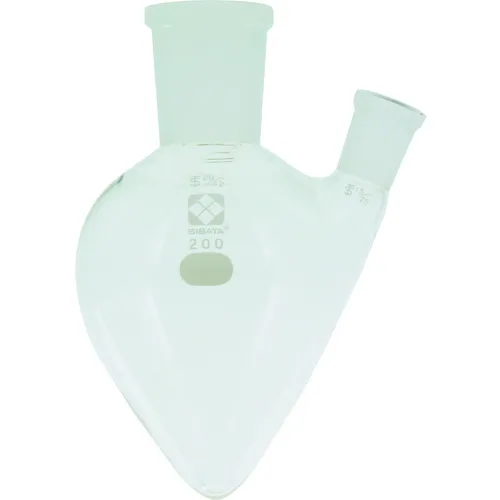 ＳＩＢＡＴＡ　共通折合二口梨形フラスコ　２９／４２　２００ｍＬ
