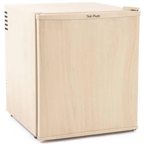 绿色布迷你冰箱48L Peltier类型静音3阶段可调节分隔架NWD
