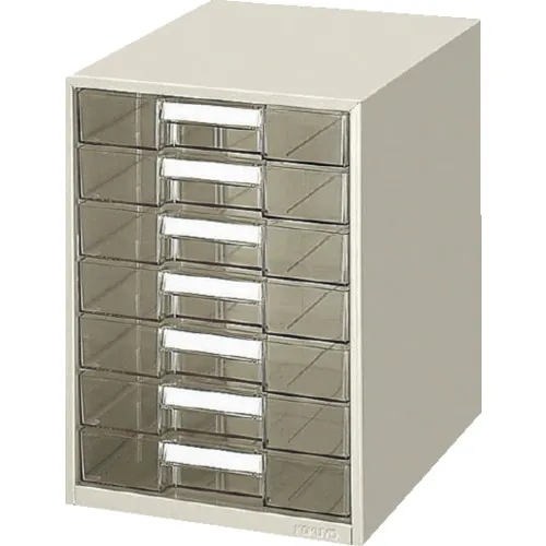 Kokuyo字母盒透明塑料抽屉A4 7 Tier LC-G7M