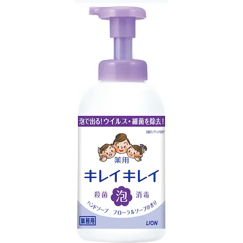狮子商业清洁药物泡沫手肥皂花肥皂550ml