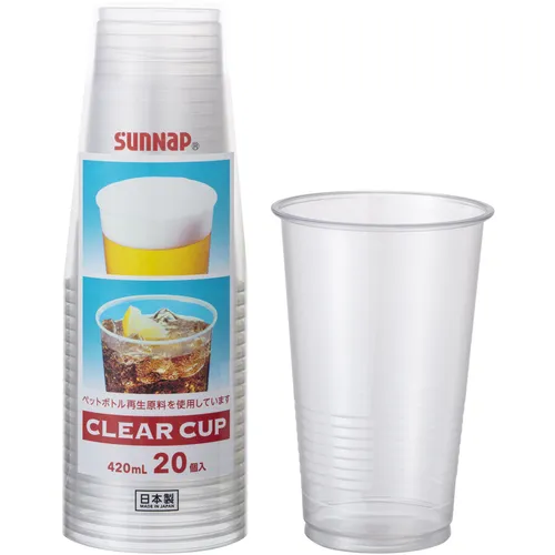 Sunnap Clear Cup 420ml 20便士