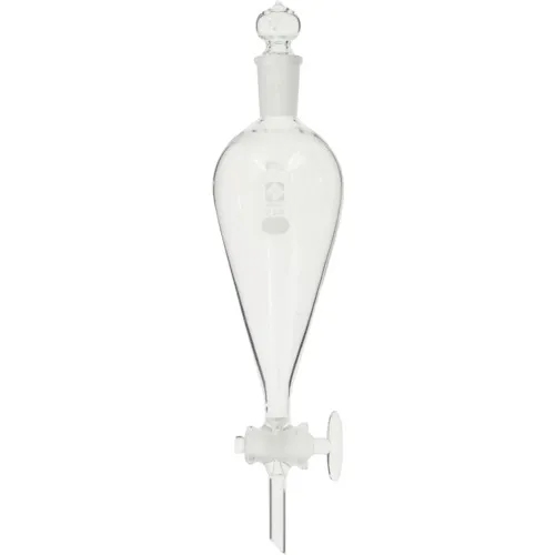 Sibata分离漏斗滑雪者类型与玻璃公鸡200ml