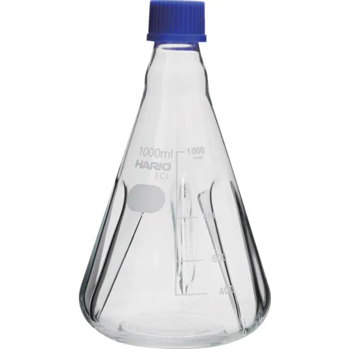 Hario挡板螺丝钉Erlenmeyer烧瓶1,000ml