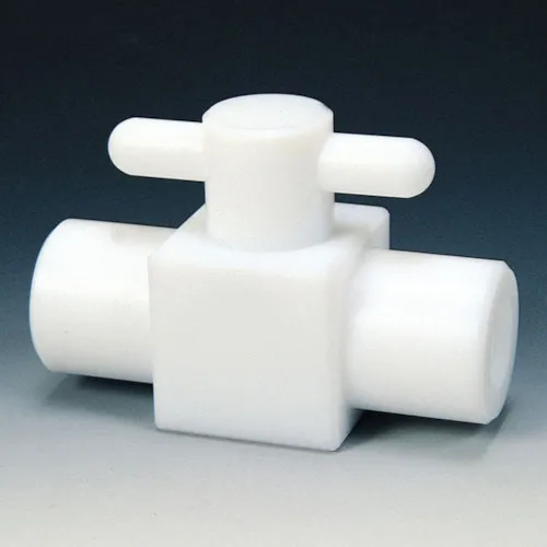 氟化学管拟合（氟树脂）PTFE紧凑的双面球阀RC3/4 Perflo