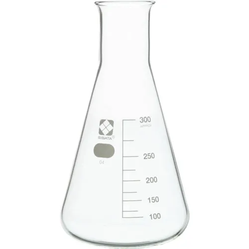 Sibata Erlenmeyer烧瓶带指南秤300ml 10件