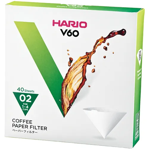 Hario V60纸过滤器02W 40张纸