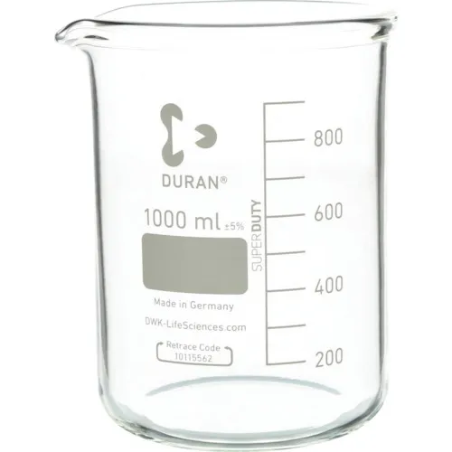Sibata超厚的烧杯1000ml 10件