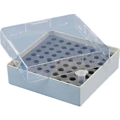 Tarsons Microtube Box LDPE / LID：PC，64个孔