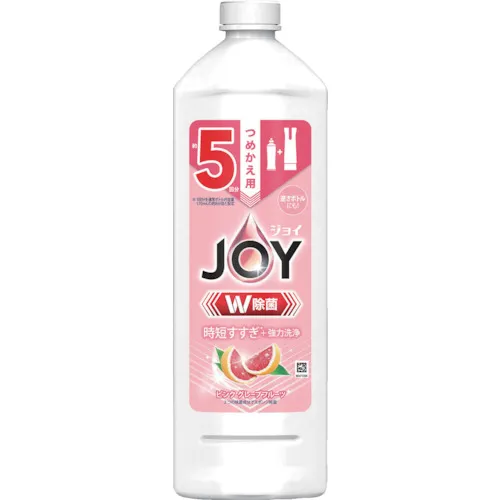 P＆G Joy W灭菌洗碗机粉红色葡萄柚磨粉670ml