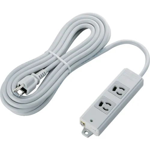 Elecom Rohs符合OA水龙头，没有松散的3p，2件包，磁铁，5m，灰色