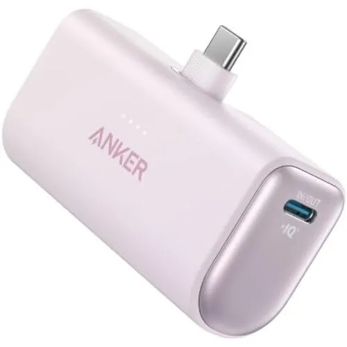 [停产] Anker移动电池纳米电源库（22.5W，内置USB-C连接器）紫色