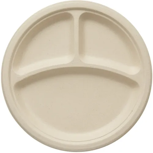 Heiko Food Container Eco Bamboo Plate 3 Partition Bpy-25 20件