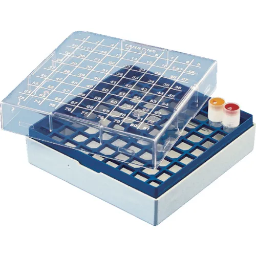 Tarsons Cryobox由PC制成，25孔，1.0和1.8 ml