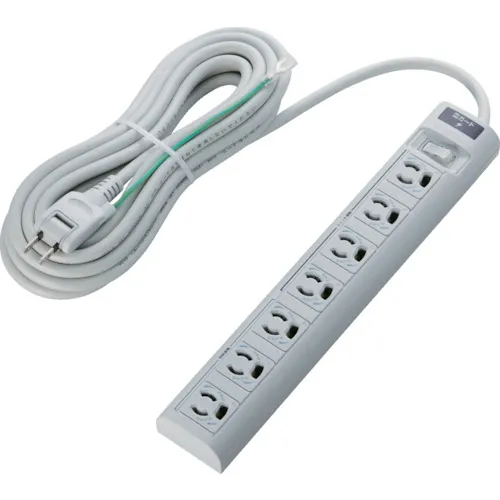 Elecom ROHS符合OA的OA TAP 3P 7包闪电守卫5m灰色