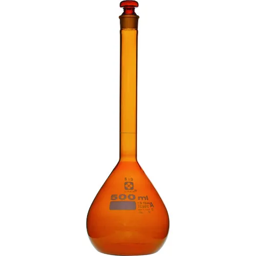 Sibata体积瓶超级级棕色500ml