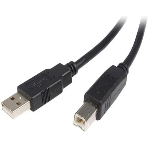Startech USB 2.0电缆/5M/type-A-type-B/480Mbps/雄性/黑色/黑色/类型A-B